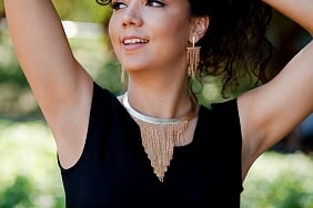 Eneida França colar ouro