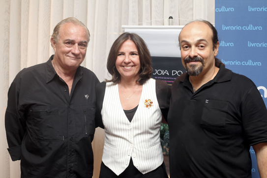 Santos Sobrinho, Regina Machado e Marcos Vianna
